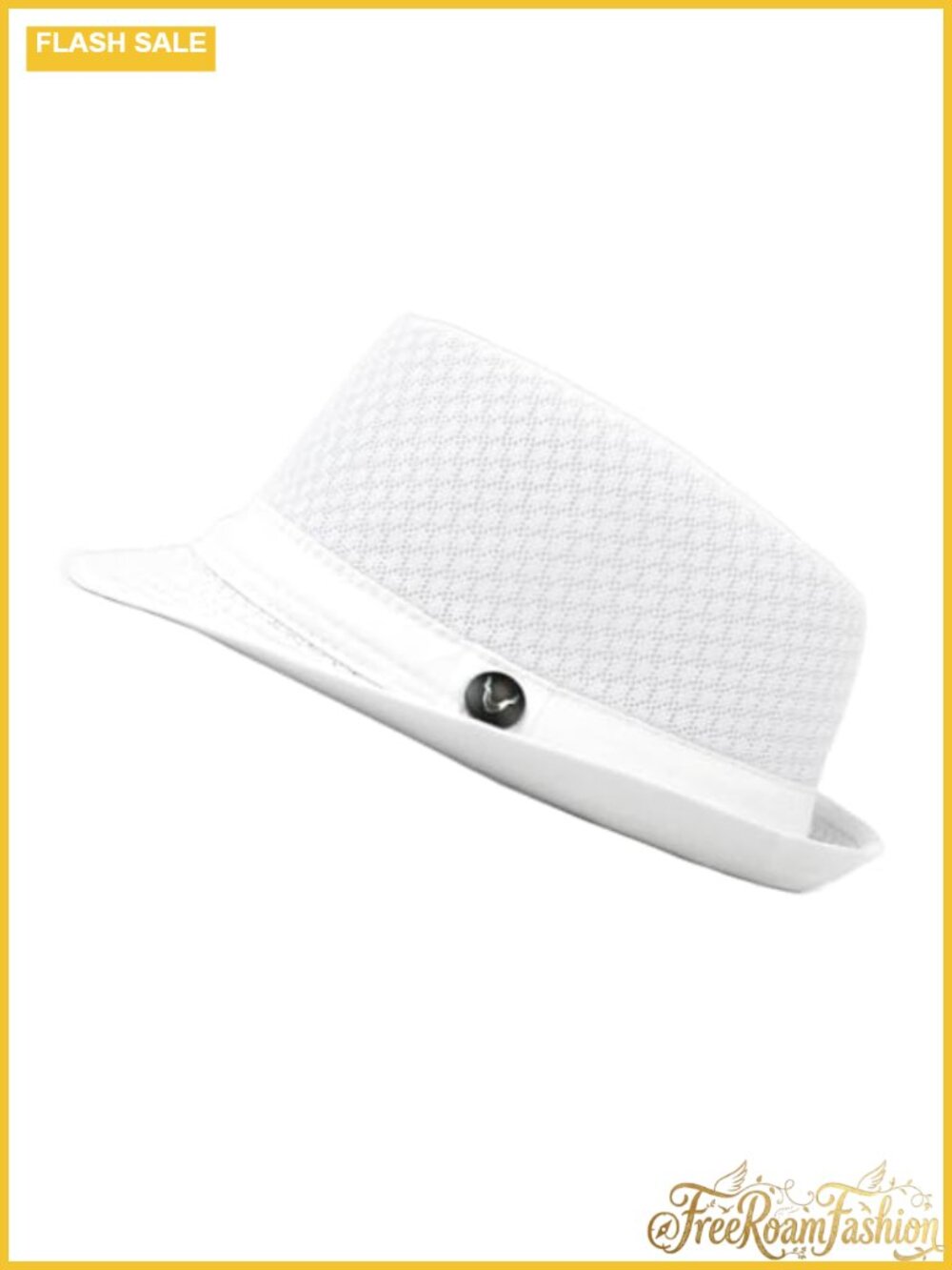 Lightweight Mesh Crushable Fedora Hat Breathable Outdoor Sun Hat